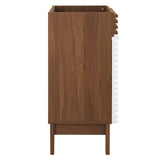 Modway Furniture Render 18" Bathroom Vanity Cabinet XRXT White Walnut EEI-4849-WHI-WAL