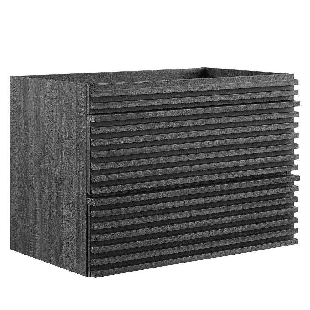 Modway Furniture Render 30" Wall-Mount Bathroom Vanity XRXT Charcoal EEI-4850-CHA