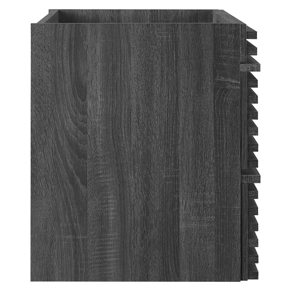 Modway Furniture Render 30" Wall-Mount Bathroom Vanity XRXT Charcoal EEI-4850-CHA