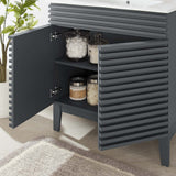 Modway Furniture Render 30" Bathroom Vanity Cabinet XRXT Gray EEI-4851-GRY