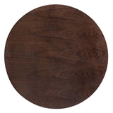 Lippa 28" Wood Dining Table Black Cherry Walnut EEI-4861-BLK-CHE
