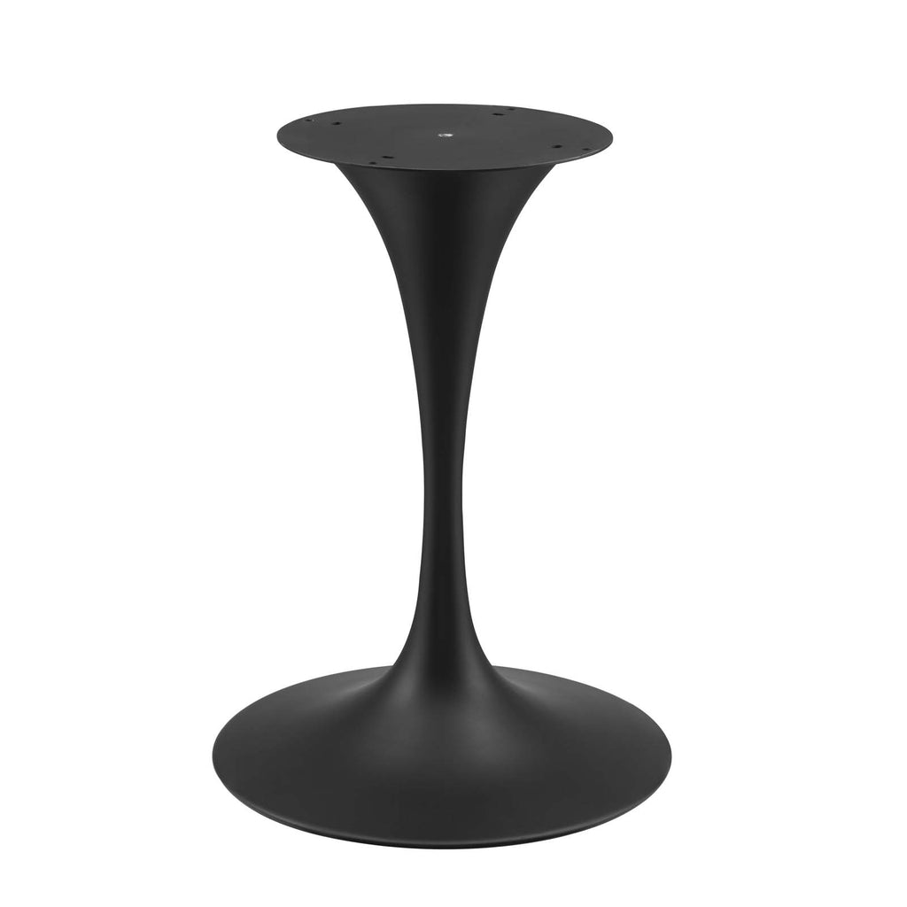 Lippa 28" Wood Dining Table Black Natural EEI-4861-BLK-NAT