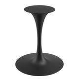 Lippa 40" Wood Dining Table Black Natural EEI-4871-BLK-NAT