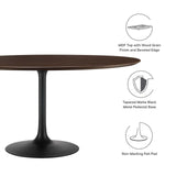 Modway Furniture Lippa 60" Wood Dining Table Black Cherry Walnut EEI-4873-BLK-CHE