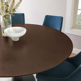Modway Furniture Lippa 60" Wood Dining Table Black Cherry Walnut EEI-4873-BLK-CHE
