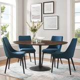 Modway Furniture Lippa 60" Wood Dining Table Black Cherry Walnut EEI-4873-BLK-CHE