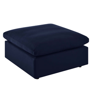 Commix Sunbrella® Outdoor Patio Ottoman Navy EEI-4906-NAV