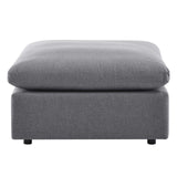 Commix Sunbrella® Outdoor Patio Ottoman Gray EEI-4906-SLA