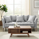 Rowan Fabric Sofa Light Gray EEI-4909-LGR