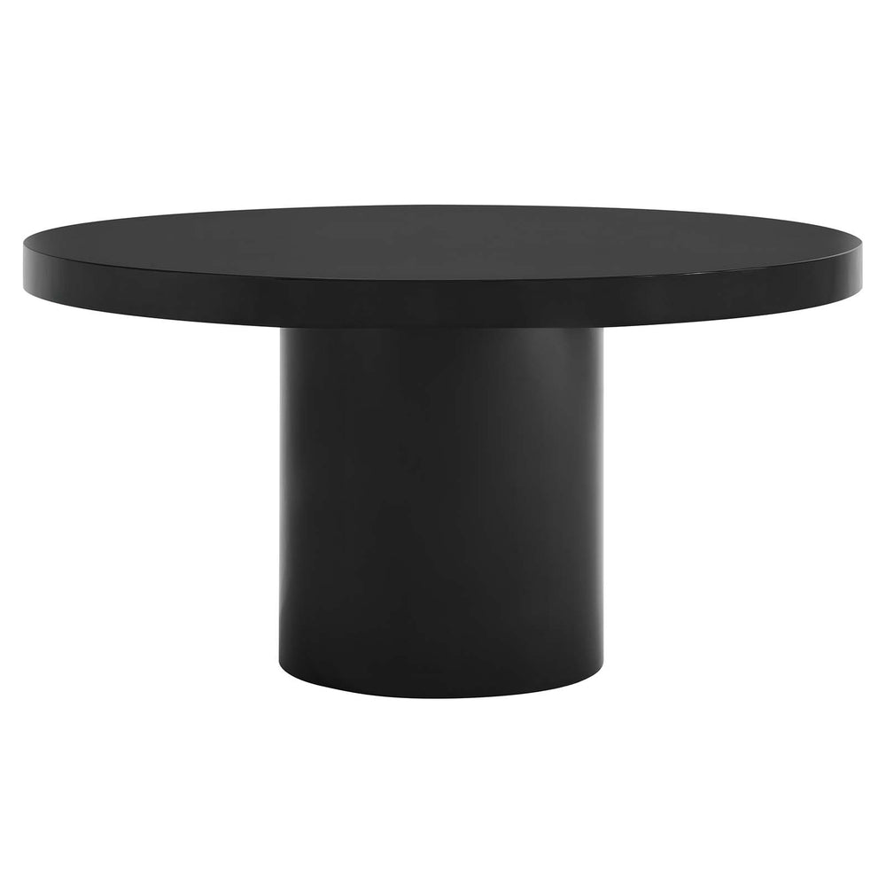 Modway Furniture Gratify 60" Round Dining Table XRXT Black EEI-4910-BLK