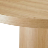 Modway Furniture Gratify 60" Round Dining Table XRXT Oak EEI-4911-OAK