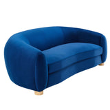 Abundant Performance Velvet Sofa Navy EEI-4970-NAV