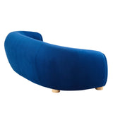 Abundant Performance Velvet Sofa Navy EEI-4970-NAV