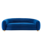 Abundant Performance Velvet Sofa Navy EEI-4970-NAV