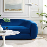 Abundant Performance Velvet Sofa Navy EEI-4970-NAV