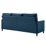 Ashton Upholstered Fabric Sofa Azure EEI-4982-AZU