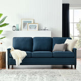 Ashton Upholstered Fabric Sofa Azure EEI-4982-AZU