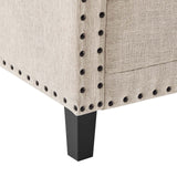 Ashton Upholstered Fabric Sofa Beige EEI-4982-BEI