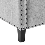 Ashton Upholstered Fabric Sofa Light Gray EEI-4982-LGR