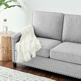 Ashton Upholstered Fabric Sofa Light Gray EEI-4982-LGR