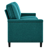 Ashton Upholstered Fabric Sofa Teal EEI-4982-TEA