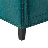 Ashton Upholstered Fabric Sofa Teal EEI-4982-TEA