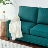 Ashton Upholstered Fabric Sofa Teal EEI-4982-TEA