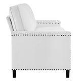 Ashton Upholstered Fabric Sofa White EEI-4982-WHI