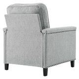 Ashton Upholstered Fabric Armchair Light Gray EEI-4988-LGR