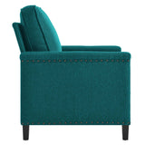 Ashton Upholstered Fabric Armchair Teal EEI-4988-TEA