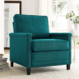 Ashton Upholstered Fabric Armchair Teal EEI-4988-TEA