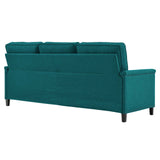 Ashton Upholstered Fabric Sectional Sofa Teal EEI-4994-TEA