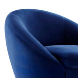 Modway Furniture Buttercup Performance Velvet Performance Velvet Swivel Chair EEI-5005-GLD-NAV