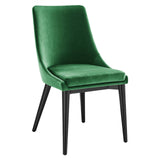 Viscount Performance Velvet Dining Chair Emerald EEI-5009-EME