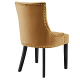 Marquis Performance Velvet Dining Chairs - Set of 2 Cognac EEI-5010-COG