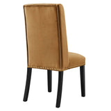 Baron Performance Velvet Dining Chairs - Set of 2 Cognac EEI-5012-COG