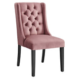 Baronet Performance Velvet Dining Chairs - Set of 2 Dusty Rose EEI-5013-DUS