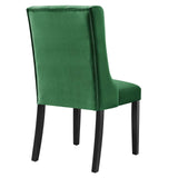 Baronet Performance Velvet Dining Chairs - Set of 2 Emerald EEI-5013-EME