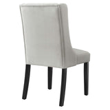 Baronet Performance Velvet Dining Chairs - Set of 2 Light Gray EEI-5013-LGR