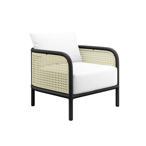 Modway Furniture Hanalei Outdoor Patio Armchair XRXT Ivory White EEI-5028-IVO-WHI