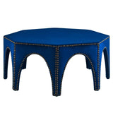 Victory Performance Velvet Ottoman Navy EEI-5035-NAV