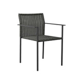 Modway Furniture Lagoon Outdoor Patio Dining Armchairs Set of 2 XRXT Charcoal EEI-5041-CHA