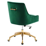 Modway Furniture Discern Performance Velvet Office Chair XRXT Green EEI-5079-GRN