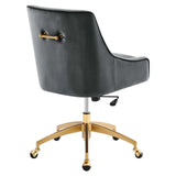 Modway Furniture Discern Performance Velvet Office Chair XRXT Gray EEI-5079-GRY