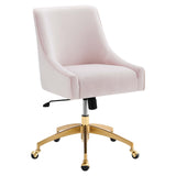 Modway Furniture Discern Performance Velvet Office Chair XRXT Pink EEI-5079-PNK