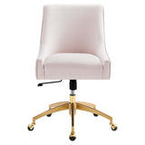 Modway Furniture Discern Performance Velvet Office Chair XRXT Pink EEI-5080-PNK