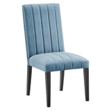 Modway Furniture Catalyst Performance Velvet Dining Side Chairs - Set of 2 XRXT Light Blue EEI-5081-LBU