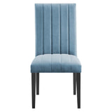 Modway Furniture Catalyst Performance Velvet Dining Side Chairs - Set of 2 XRXT Light Blue EEI-5081-LBU