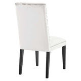 Modway Furniture Catalyst Performance Velvet Dining Side Chairs - Set of 2 XRXT White EEI-5081-WHI