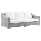 Modway Furniture Conway 4-Piece Outdoor Patio Wicker Rattan Furniture Set EEI-5095-WHI